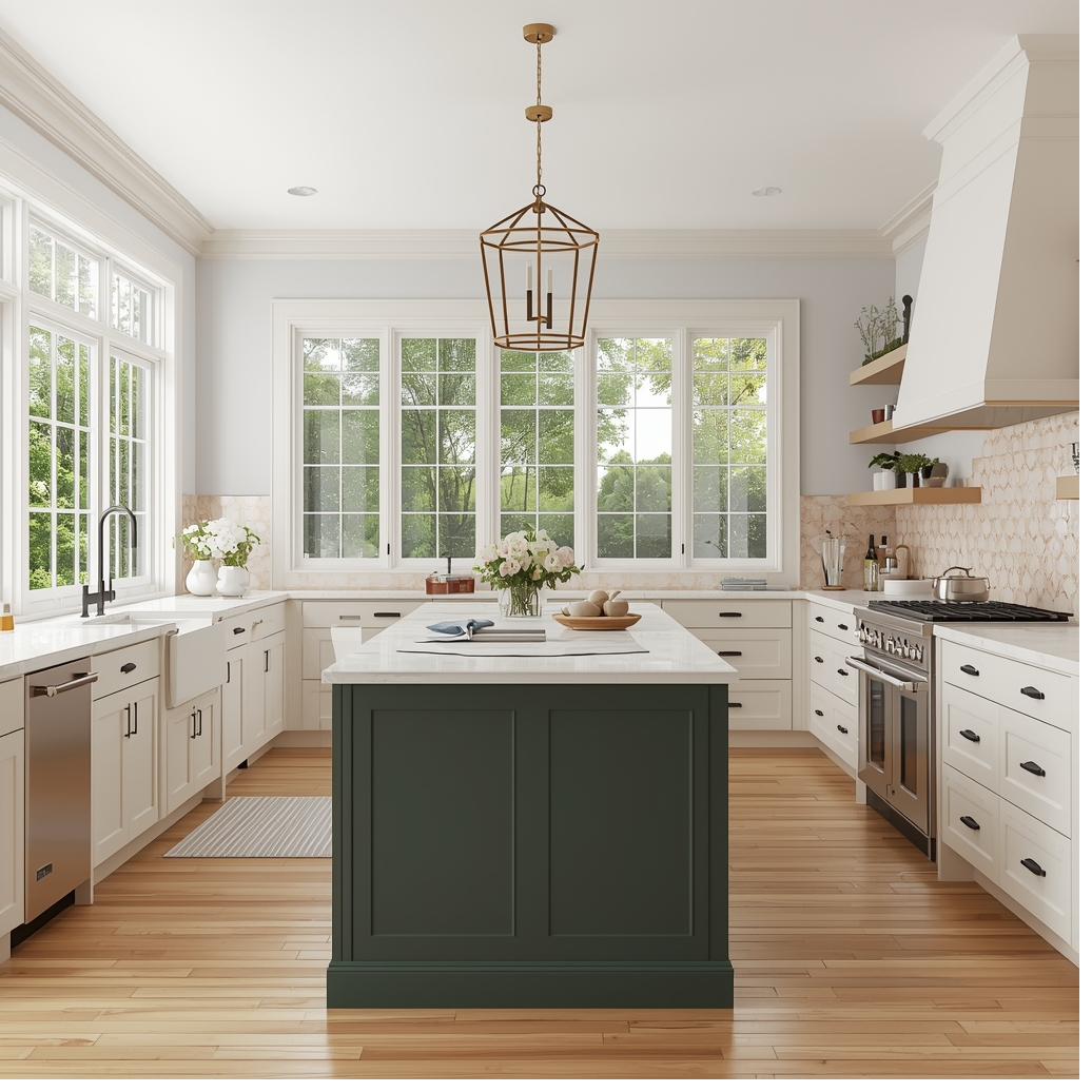 3D rendering of custom home interior