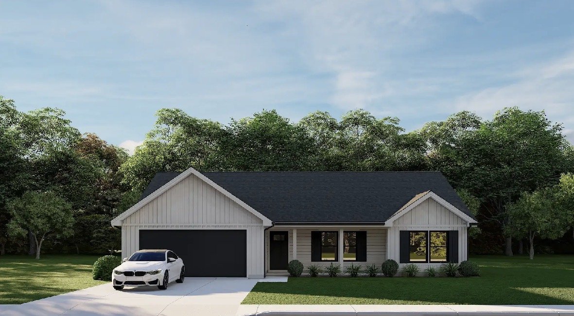 The Ranch front elevation rendering